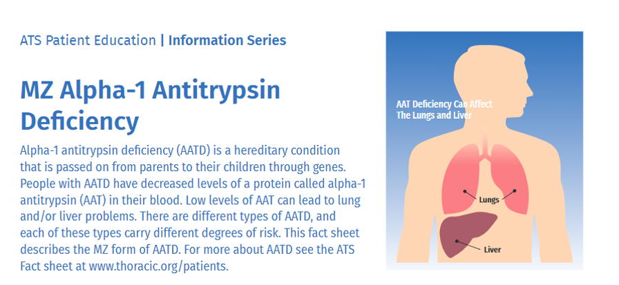 MZ patient education article in AJRCCM